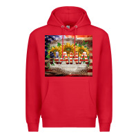 Red patriotic nana Premium Hoodie - BarkalooDesign