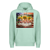 Seafoam patriotic nana Premium Hoodie - BarkalooDesign