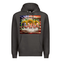 Smoke patriotic nana Premium Hoodie - BarkalooDesign