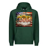 Sports Green patriotic nana Premium Hoodie - BarkalooDesign