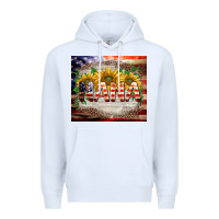 White patriotic nana Premium Hoodie - BarkalooDesign
