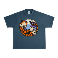 Midnight Navy calvin Urban Heavy Tee - linhVisuals