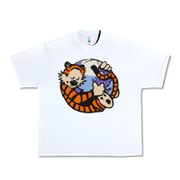 White calvin Urban Heavy Tee - linhVisuals