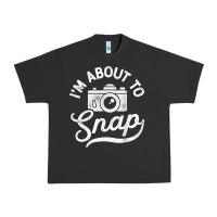 Pigment Black i'm about to snap photography photographer camera men women t shirt Urban Heavy Tee - linhVisuals