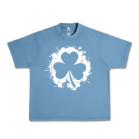Pebble Blue irish pride clover leaf  saint irish pats st. patrick's day t shirt Urban Heavy Tee - linhVisuals