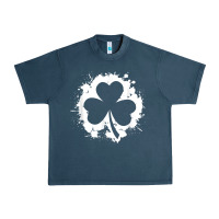 Midnight Navy irish pride clover leaf  saint irish pats st. patrick's day t shirt Urban Heavy Tee - linhVisuals