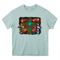 Arona cross leopard cowhide glitter serape Heavy Core Tee - RanaPortraitStore