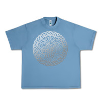 Pebble Blue ireland celtic knotwork design ornament wolf original celtic pullover Urban Heavy Tee - linhVisuals