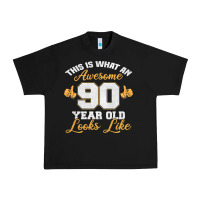 Black 90th birthday novelty gift awesome 90 year old t shirt Urban Heavy Tee - linhVisuals