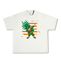 Pistachio dabbing leprechaun irish american flag Urban Heavy Tee - linhVisuals