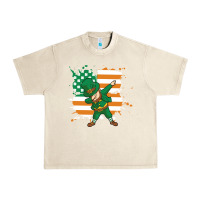 Sandshell dabbing leprechaun irish american flag Urban Heavy Tee - linhVisuals