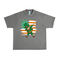 Tornado dabbing leprechaun irish american flag Urban Heavy Tee - linhVisuals
