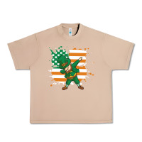 Burro dabbing leprechaun irish american flag Urban Heavy Tee - linhVisuals