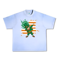 Grape Ice dabbing leprechaun irish american flag Urban Heavy Tee - linhVisuals