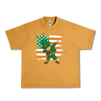 Peanut Butter dabbing leprechaun irish american flag Urban Heavy Tee - linhVisuals