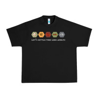 Let's Settle This Like Adults Board Game Night Shirt Urban Heavy Tee | Teevron