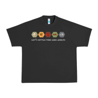 Pigment Black let's settle this like adults board game night shirt Urban Heavy Tee - linhVisuals