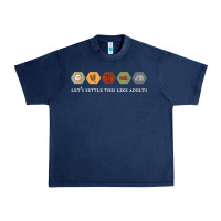 Navy let's settle this like adults board game night shirt Urban Heavy Tee - linhVisuals