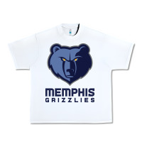 White suitable-memphis-grizzlies-worn Urban Heavy Tee - linhVisuals