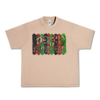 Burro Merry Christmas Urban Heavy Tee - CowhideDigitalArt