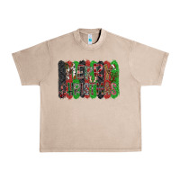 French Oak Merry Christmas Urban Heavy Tee - CowhideDigitalArt