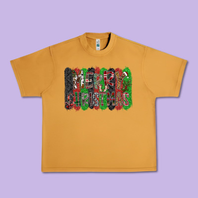 Merry Christmas Urban Heavy Tee Designed By Cowhidedigitalart