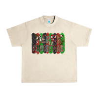 Sandshell Merry Christmas Urban Heavy Tee - CowhideDigitalArt