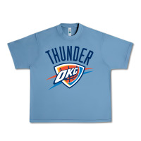 Pebble Blue suitable-oklahoma-city-thunder-worn Urban Heavy Tee - linhVisuals