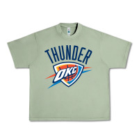 Oil Green suitable-oklahoma-city-thunder-worn Urban Heavy Tee - linhVisuals