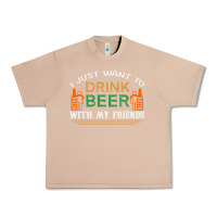 Burro i just want to drink with my friends Urban Heavy Tee - linhVisuals