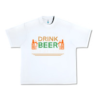 White i just want to drink with my friends Urban Heavy Tee - linhVisuals