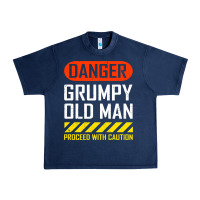 Navy funny danger grumpy old man sarcastic saying, retirement t shirt Urban Heavy Tee - linhVisuals