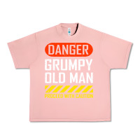 Salmon funny danger grumpy old man sarcastic saying, retirement t shirt Urban Heavy Tee - linhVisuals
