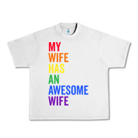 Lunar Rock my wife has an awesome wife funny lesbian wedding gift t shirt Urban Heavy Tee - linhVisuals