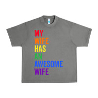 Tornado my wife has an awesome wife funny lesbian wedding gift t shirt Urban Heavy Tee - linhVisuals