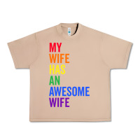 Burro my wife has an awesome wife funny lesbian wedding gift t shirt Urban Heavy Tee - linhVisuals
