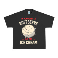Pigment Black funny volleyball if you want a soft serve volleyball t shirt Urban Heavy Tee - linhVisuals
