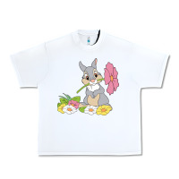 White thumper Urban Heavy Tee - linhVisuals