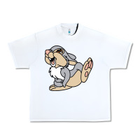 White thumper Urban Heavy Tee - linhVisuals