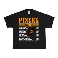 Black pisces facts t shirt pisces birthday gifts Urban Heavy Tee - linhVisuals
