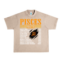 French Oak pisces facts t shirt pisces birthday gifts Urban Heavy Tee - linhVisuals