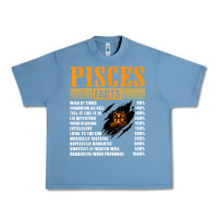 Pebble Blue pisces facts t shirt pisces birthday gifts Urban Heavy Tee - linhVisuals