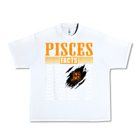 White pisces facts t shirt pisces birthday gifts Urban Heavy Tee - linhVisuals