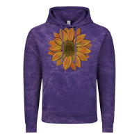 Cloud Purple sunflower Vintage Hoodie - Artiststas