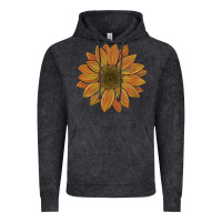 Vintage Black sunflower Vintage Hoodie - Artiststas
