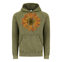 Vintage Olive sunflower Vintage Hoodie - Artiststas