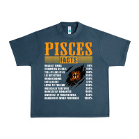 Midnight Navy pisces facts t shirt pisces birthday gifts Urban Heavy Tee - linhVisuals