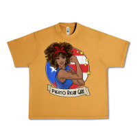 Peanut Butter puerto rican girl strong t shirt puerto rico pride boricua Urban Heavy Tee - linhVisuals
