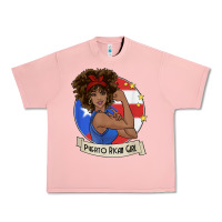 Salmon puerto rican girl strong t shirt puerto rico pride boricua Urban Heavy Tee - linhVisuals