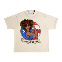 Sandshell puerto rican girl strong t shirt puerto rico pride boricua Urban Heavy Tee - linhVisuals